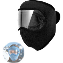 Fleece Thermal Mask with Removable Goggles, Winter Warm