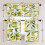 Lemon Fruit Kitchen Curtains with Flower Leaves 36 inch 4