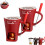Chocolate Fondue Cup with Fork and Candle 1 pc 1