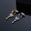Butterfly belly button ring zircon no-piercing 1 piece 7