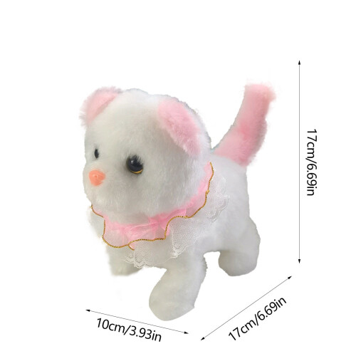 Electric Plush Kitten Doll with Barking and Walking 2