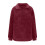 Damesblouse van effen fluweel met dubbele ritssluiting en vulling, rood 5