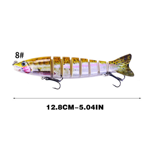 Σκληρυμένο Swimbait Fiber 12,8cm Ρεαλιστικό δόλωμα βύθισης 2