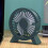 USB Desk Fan Portable Adjustable Mini Cooling Fan 4