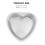 Heart Shaped Cake Mold Reusable Deep 2 pcs 5
