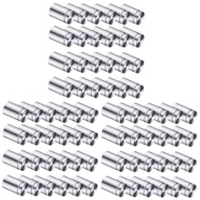 150 Packs Sign Standoff Screws Advertising Screws Stainless Steel Wall Standoff Mounts Glass Acrylic Nail (1/2 x 1 Inch)