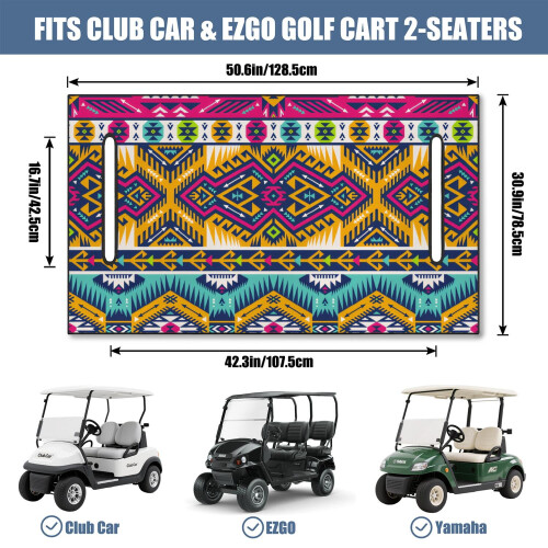 Golfkarstoelhoes van microvezel, 51" x 31" 2