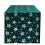 Christmas tablecloth cotton red gold stars rectangular 1