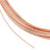Bare Copper Wire 0.8mm Round 49.2 Feet 1