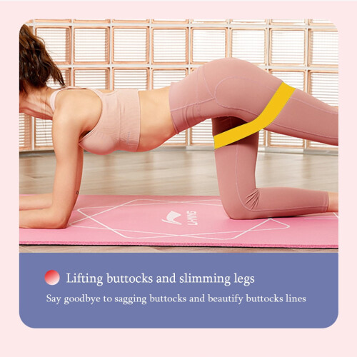 Yoga Resistance Band Yellow Loop 1 Pack 1