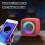 RGB Bluetooth-luidspreker 5.3 Rode draagbare gaming-luidspreker 4