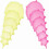 Silikone Stretch Lids Sæt 6 Størrelser 12 Stykker Pink 1