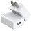 USB-oplader 5V2A, wit, ABS-legering, compact 1