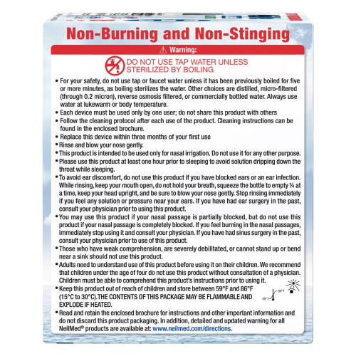 NeilMed Sinus Rinse Kit with 250 Premixed Packets 2