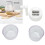 Stainless Steel Nut Grinder with Garlic Chopper White 7