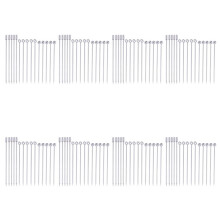 Edelstahl-Cocktail-Picks, Martini-Picks-Set (120 Stück)