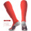 Knee High Soccer Socks Cushioned 3-Pair Red Size S 2