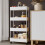4-Tier Slim Rolling Storage Cart for Bathroom Kitchen 4