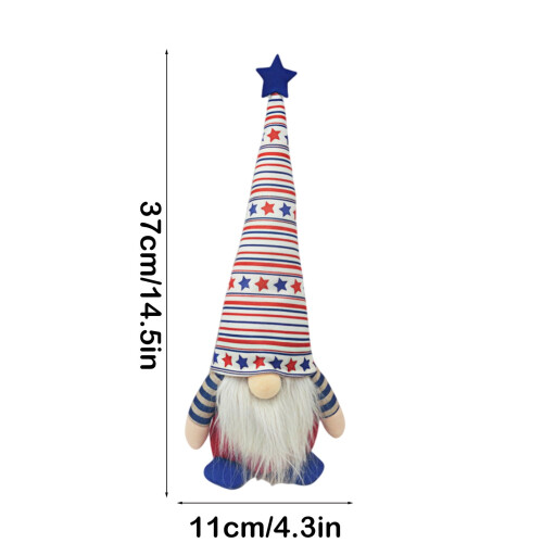 Patriotic Gnome Decor Resin 1 Piece 2
