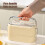 Stainless Steel Lunch Box Double Layer Microwave Safe 5