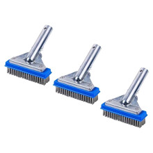 3X Swimming Pool Cleaning Brush Wire Brush Pool Bottom Wall Cleaning Brush Pool Cleaning Equipment