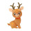 Peluche a forma di cervo marrone, 30 cm 2