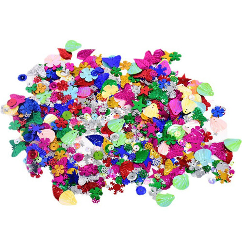 Loose Mixed Sequins for Crafts and DIY Embellishments 2