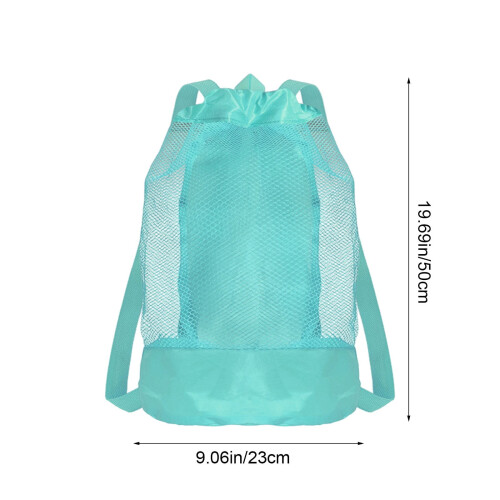 Mesh swim bag drawstring backpack 1 pack 1