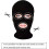 Helmaske i spandex, unisex, 2 deler 5