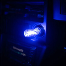Lâmpada LED USB para interior de carro, 1 unidade.