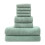 Velvet Bath Towels Set 8-Piece Soft Absorbent 2