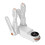 Double Arm Shoe Dryer with Foldable Arms Blue Light 2