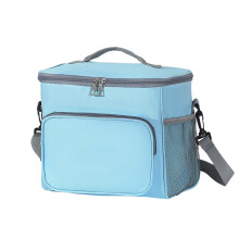 Sac fourre-tout isotherme en aluminium bleu clair (1 pièce)