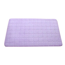 Gulvmatte i preget korallfleece med minneskum, 1-pakning