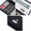 Basic Calculator Large 12-Digit Display Mini Folding Solar 6