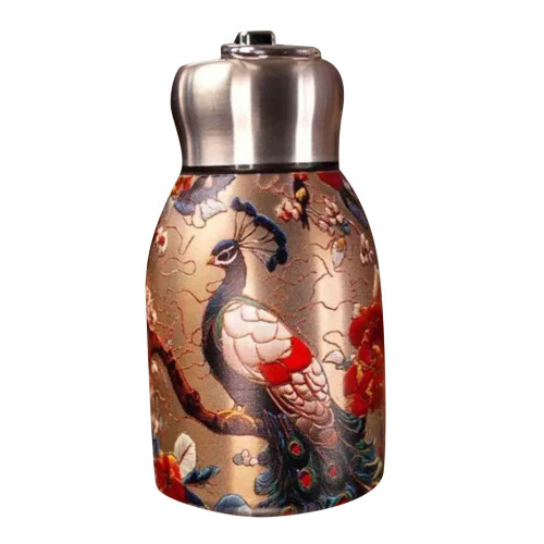 Vintage virágos hőszigetelt kulacs300ml