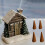 Θυμιατήριο Winter Cottage από Ρητίνη, 4 κώνοι, 11x10x8εκ. 4