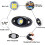 Hvite LED-steinlys, 4-pods, 12V vanntett underlyssett 3