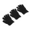 Friseurhandschuhe, hitzebeständig, schwarz, 3 Stück 1