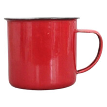 Emaljert krus Retro 120 ml campingkrus for varme og kalde drikker