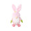 Babyhasen-Plüschtier, rosa, 17 cm 1