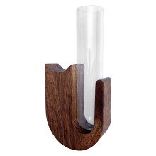 Boîte à souvenirs magnétique en bois massif pour poils d'animaux – 1 pièce