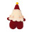 Christmas crochet set red Santa decoration materials 3