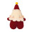 Christmas crochet set red Santa decoration materials 4