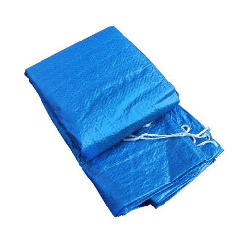 Cubierta solar rectangular para piscina, 118 x 78,7 pulgadas.