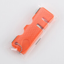 Pierre à aiguiser portable d'extérieur orange 1 pièce
