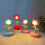 Veilleuse petite fleur avec capteur de cœur LED3AA 1