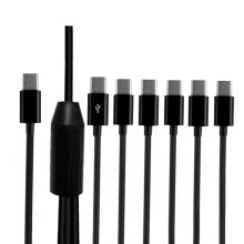 Rozbočovací kábel USB-C USB 2.0 pre 2/4/6 zariadení