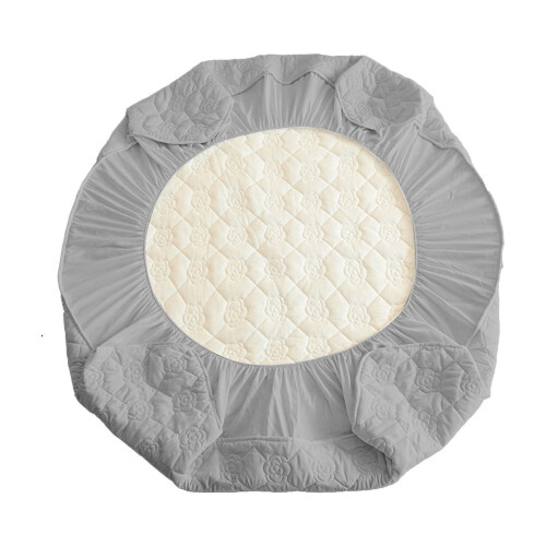 Protège-matelas imperméable King Size gris 76 x 80 pouces