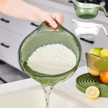 Oversized kitchen sink drainer basket for vegetables and